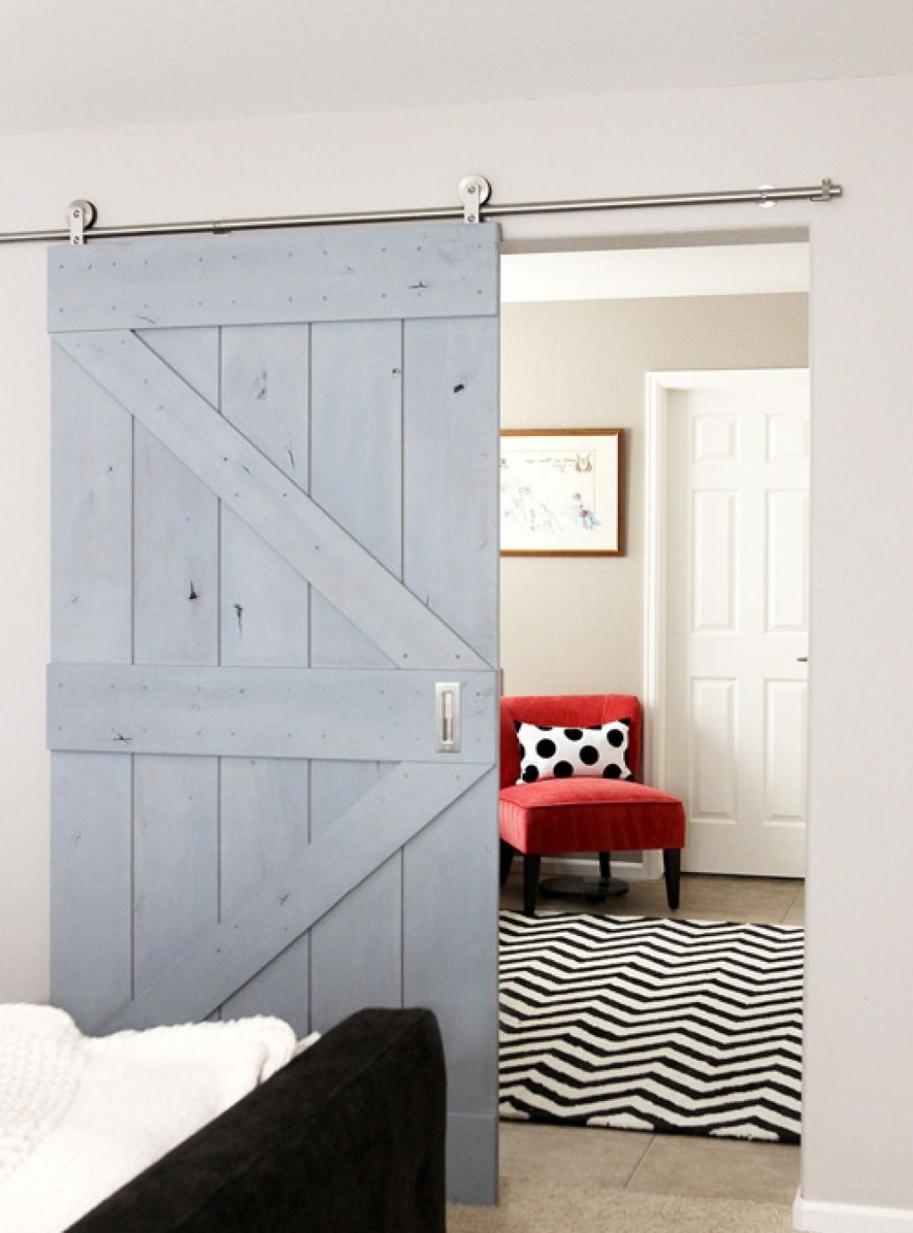 modern glass barn door hardware Contemporary Compact | Premium Sliding